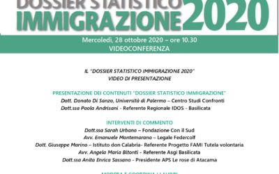 Dossier Statistico Immigrazione 2020, oggi la presentazione