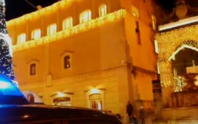 Gli auguri di Natale della Guardia di Finanza con le immagini della Città di Sassi
