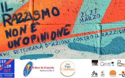“Il razzismo non è un’opinione”, fino al 27 marzo progetto promosso da “Oltre Le Parole” e “Dire Fare Cambiare” per la XVII Settimana di azione contro il razzismo