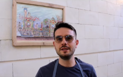 Fiori in carta velina realizzati dai materani per abbellire il Carro Trionfale: per la Festa della Bruna iniziativa di partecipazione collettiva