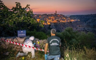 Una foto realizzata dall’Ispettore Superiore Giuseppe Sasso, in servizio nella Questura di Matera, nel Calendario della Polizia di Stato 2022