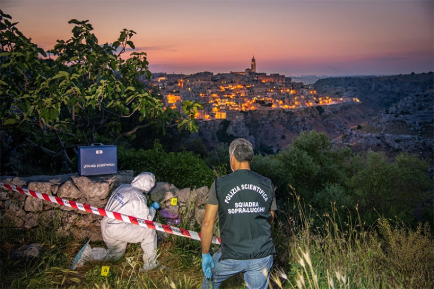 Una foto realizzata dall’Ispettore Superiore Giuseppe Sasso, in servizio nella Questura di Matera, nel Calendario della Polizia di Stato 2022