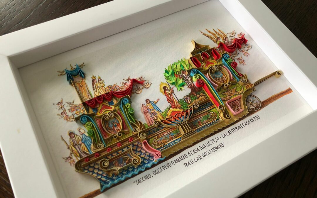 La tecnica del quilling per il carro della Bruna: tra i segreti dell’arte di Licia Santospirito e Maria Rosaria Ferrante