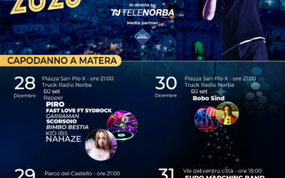Capodanno a Matera con il cantautore Gigi D’Alessio