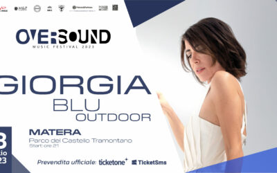 Matera, il 13 luglio Giorgia fa tappa all’Oversound Music Festival con il suo “Blu Live Outdoor” Tour