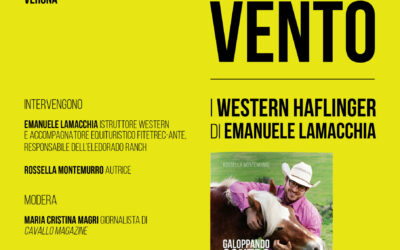 “Galoppando contro vento. I Western Haflinger di Emanuele Lamacchia”, presentazione del libro di Rossella Montemurro a FieraCavalli Verona