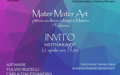 Matera, il 21 al Palazzo ducale Malvinni Malvezzi di Matera inaugurazione della prima edizione di MaterMatèrArt – pittura, scultura e design