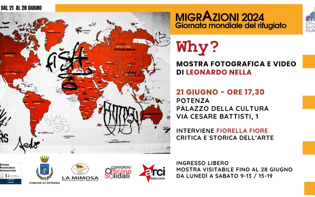 Si conclude oggi, 21 giugno, il programma migrAzioni 2024 – Giornata mondiale del rifugiato – organizzato dalla Fondazione Città della Pace per i Bambini Basilicata