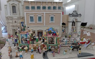 Matera, in mostra all’Open Space APT quattro ambientazioni che riproducono in scala ridotta altrettante fasi principali della festa della Bruna. Sono state realizzate dagli ospiti della Casa dei Giovani