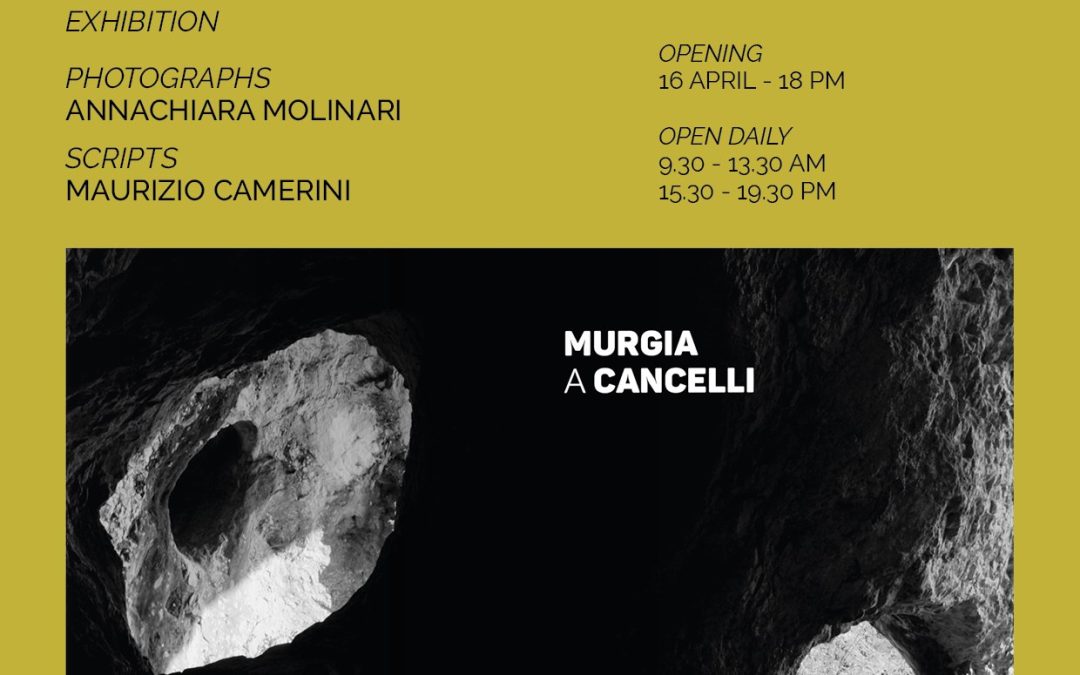 Fino al 27 aprile presso l’Open Space dell’APT la mostra “Murgia a cancelli”, fotografie di Annachiara Molinari e testi di Maurizio Camerini